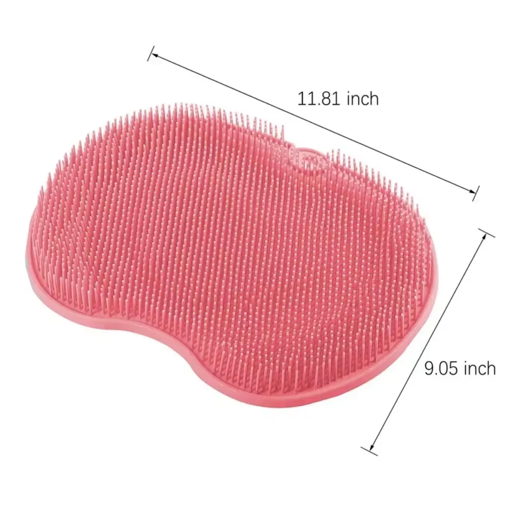 Ultimate Spa-Style Exfoliating Shower Mat – 5-in-1 Silicone Scrubbing & Massaging Solution